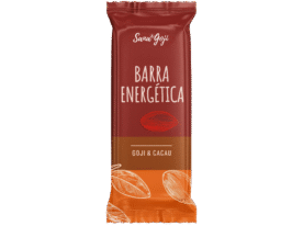 Barra energética de Goji e CacauSanaGoji, saudável e nutritivo
